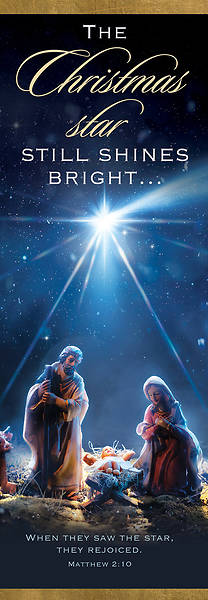 Picture of Banner The Christmas Star 2 x 6 Vinyl