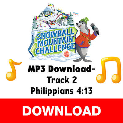Picture of VBS 2026 Snowball Mountain Challenge MP3 Download- Track 2 - Philippians 4:13
