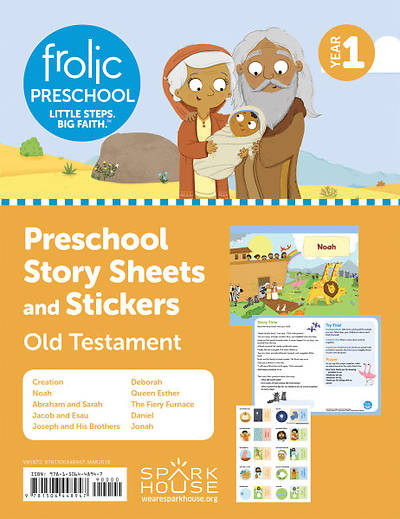 Frolic Preschool Story Sheets and Stickers Yr 1 Old Testament