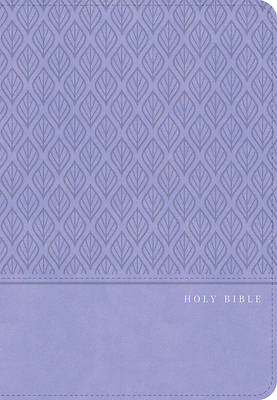 CSB Giant Print Reference Bible, Optimal Type, Digital Study Edition, Lavender Leathertouch, Indexed