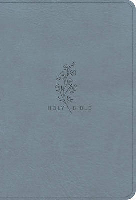 CSB Giant Print Reference Bible, Optimal Type, Digital Study Edition, Weathered Blue Leathertouch