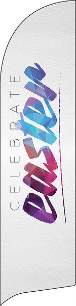 Picture of Celebrate Easter Colors Flag Banner