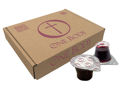 Communion Disposable Cups One Body Prefilled 50 Pack