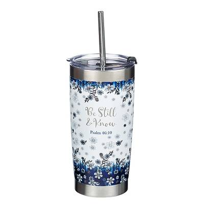Travel Mug Stainless Steel Be Still Psalm 46