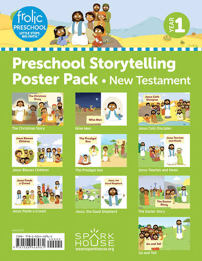 Frolic Preschool Storytelling Poster Pack Yr 1 New Testament