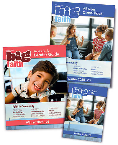 Cokesbury Kids Big Faith Winter 2025-26 Leader Kit Ages 3-6