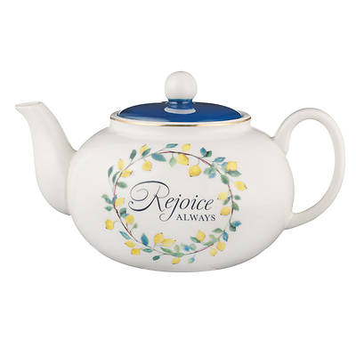 Inspirational Large Ceramic Scripture Teapot for Women