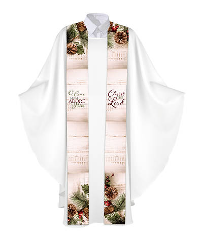 Let Us Adore Him Overlay Stole