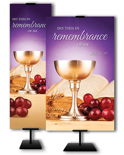"Do This In Remembrance of Me" Communion Banner