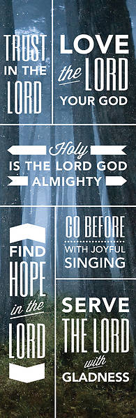 Picture of Phrases Praise R 2' x 6' Banner