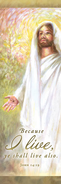 Because I Live Easter Banner