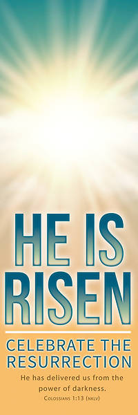 Picture of He is Risen Easter Sky Banner