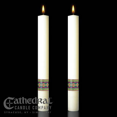 Prince of Peace Complementing Altar Candles Pair