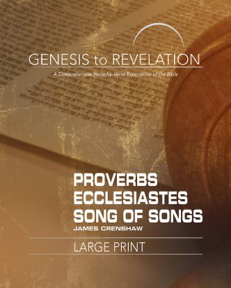 Picture of Genesis to Revelation Proverbs Ecclesiastes Song of Songs Participant Book