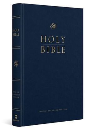 Picture of ESV Church Bible, Large Print (Hardcover, Blue)