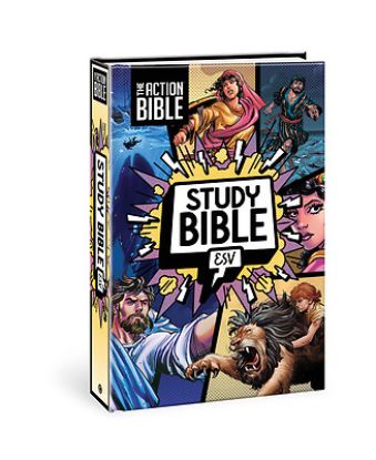 Picture of The Action Bible Study Bible Esv, Hardcover, Full Color