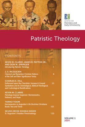 Picture of Patristic Theology, Volume 1
