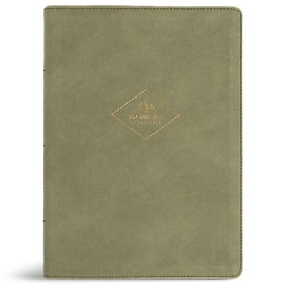 Picture of CSB Women's Study Bible, Sage Suedesoft Leathertouch, Indexed