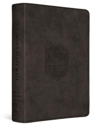 Picture of ESV Men's Study Bible (Trutone, Charcoal, Shield Design)
