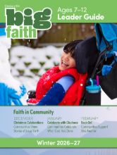 Cokesbury Kids Big Faith Winter 2026-27 Leader Guide Ages 7-12