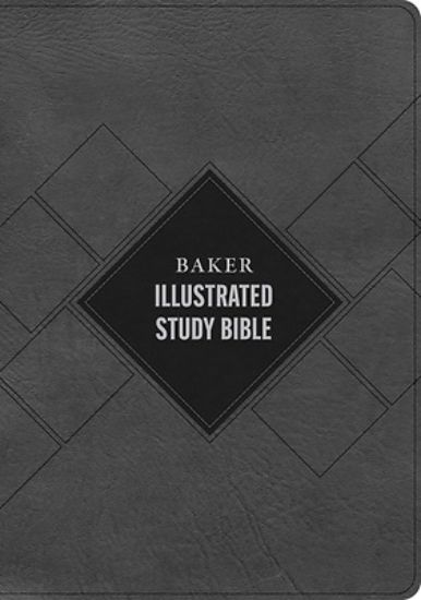 Picture of CSB Baker Illustrated Study Bible, Charcoal Leathertouch