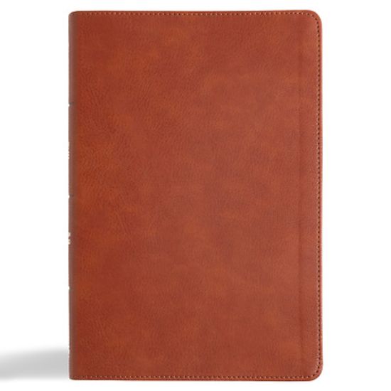 Picture of CSB Giant Print Reference Bible, Digital Study Edition, Burnt Sienna Leathertouch