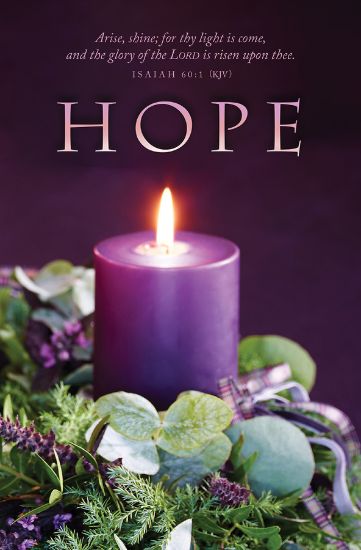 Picture of Hope Glory of the Lord Advent Bulletin