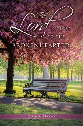 Picture of The Lord is close to the Brokenhearted Funeral Bulletin