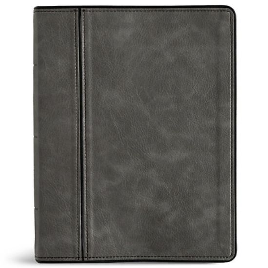 Picture of CSB Notetaking Bible, Charcoal Leathertouch