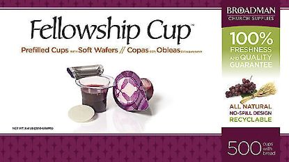 Picture of Fellowship Cup Prefilled Disposable Communion Wafer and Juice - 500 pack