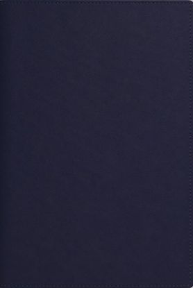 Picture of Nkjv, Personal Size Thinline Bible with Cross References, Blue Premium Goatskin Leather, Limited Edition, Comfort Print, Red Letter