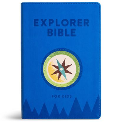 Picture of KJV Explorer Bible for Kids, Royal Blue Leathertouch, Indexed