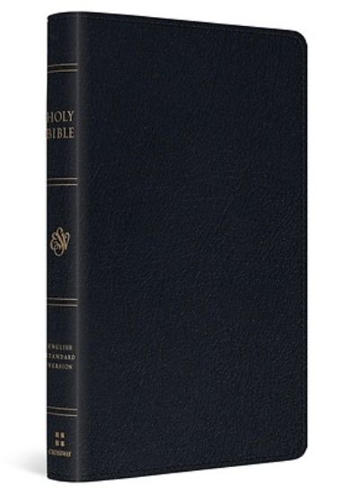 Picture of ESV Large Print Thinline Reference Bible (Genuine Leather, Black)