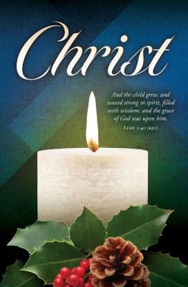 Picture of Advent Christ Luke 2:40 KJV Bulletin