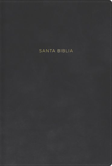 Picture of Rvr 1960 Biblia Letra Grande, Tamaño Manual, Gris, Símil Piel Con Índice