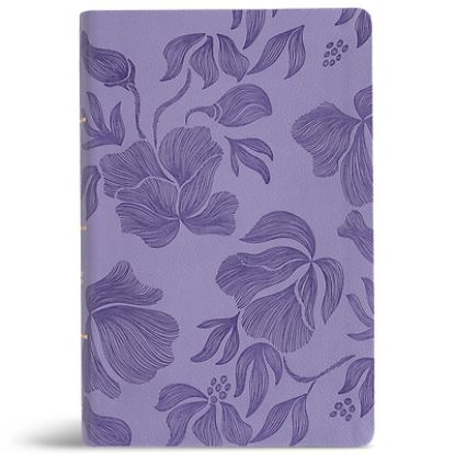 Picture of CSB Large Print Personal Size Reference Bible, Optimal Type, Digital Study Edition, Purple Leathertouch