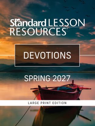 Picture of Standard Lesson Quarterly Adult Devotions Large Print Spring