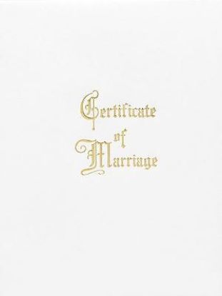 Picture of Traditional Steel-Engraved Marriage Certificate (Pkg of 3)