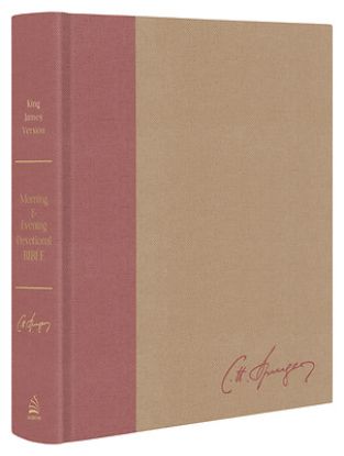 Picture of Charles Spurgeon's Morning & Evening Devotional Bible KJV [Women's Cover]