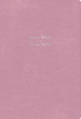 Picture of Rvr 1960/KJV Biblia Bilingüe, Rosa, Símil Piel