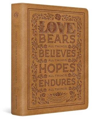 Picture of ESV Single Column Journaling Bible (Trutone, Nubuck Caramel, 1 Corinthians 13