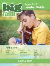 Cokesbury Kids Big Faith Spring 2027 Leader Guide Ages 7-12