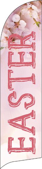 Picture of Easter Pink Cherry Blossom Flag Banner
