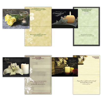 Picture of Candles Sympathy Boxed Cards - Box of 12
