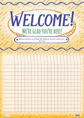 Picture of Welcome Kid's Attendance Chart
