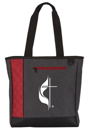 Picture of Heathered Polyester Cross & Flame Bag